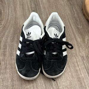 Adidas Kids Black and White Sneakers